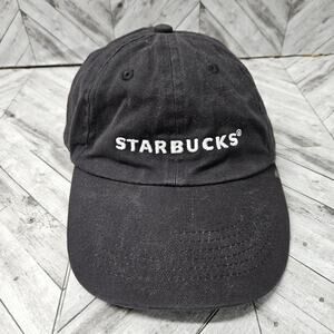 Starbucks Hat Employee Uniform Black Embroidered Cosplay Costume